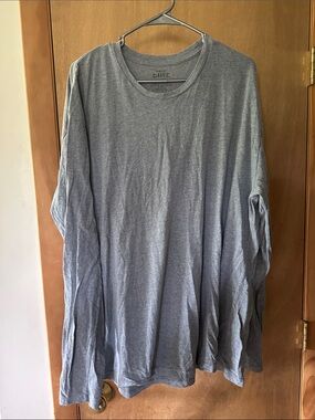 True Classic Men's Long Sleeve Crewneck Tee - Heather Gray
